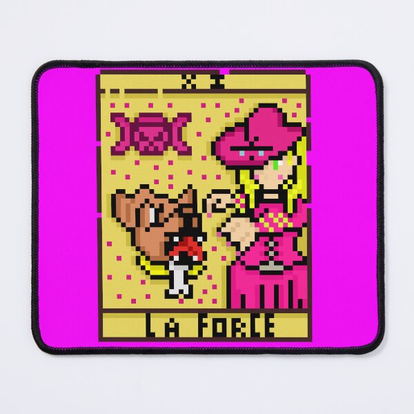 Item preview, Strength Tarot Card La Force Pixel Art designed and sold by RetroRlx.