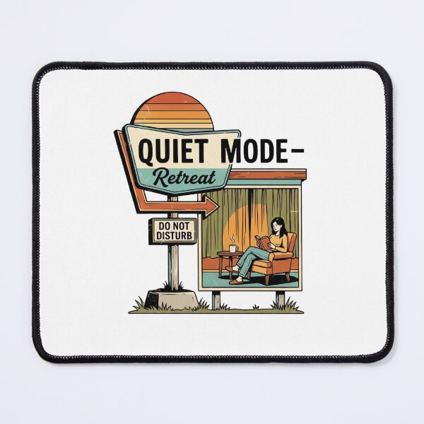 Item preview, Quiet Mode Retreat Do Not Disturb – Vintage Introvert Design designed and sold by urbinet.