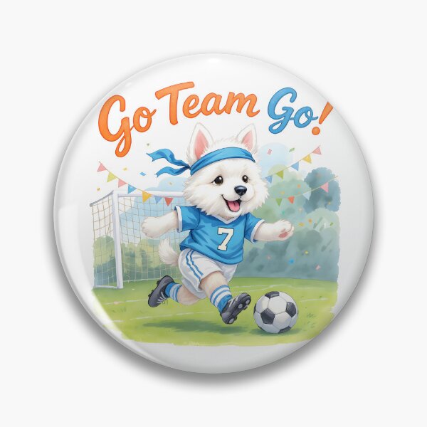 Item preview, Westie Soccer Art designed and sold by Kedspicedesign.
