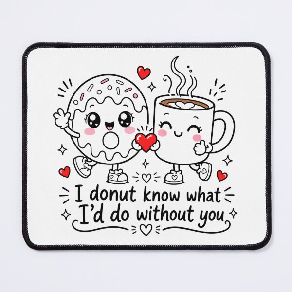 Item preview, Funny Donut Pun Quote | Kawaii Coffee Couples Valentine Aesthetic designed and sold by Dulxoz.
