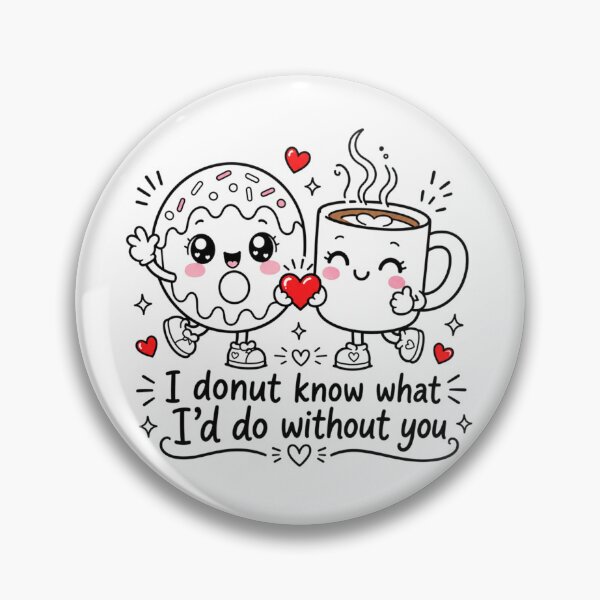 Item preview, Funny Donut Pun Quote | Kawaii Coffee Couples Valentine Aesthetic designed and sold by Dulxoz.