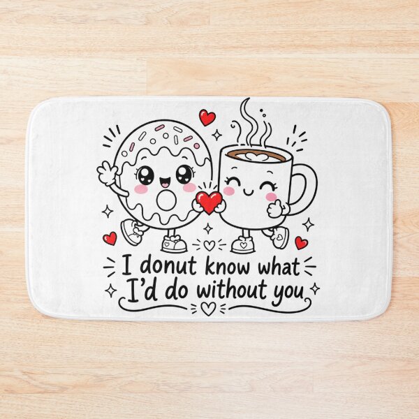 Item preview, Funny Donut Pun Quote | Kawaii Coffee Couples Valentine Aesthetic designed and sold by Dulxoz.