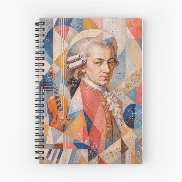 Item preview, Austrian composer Wolfgang Mozart painting. designed and sold by GalleryKauffeld.