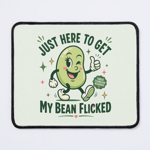 Item preview, Just Here to Get My Bean Flicked, Funny Adult, Raunchy Meme, Novelty Party Gift, Bachelorette Party Gift, designed and sold by Sprinkle12345.