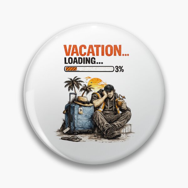 Artikelvorschau, Urlaub wird geladen... 3% | Lustiges Lagerarbeiter-T-Shirt entworfen und verkauft von LukWer.