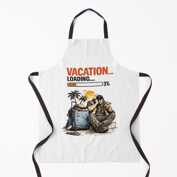 Artikelvorschau, Urlaub wird geladen... 3% | Lustiges Lagerarbeiter-T-Shirt entworfen und verkauft von LukWer.