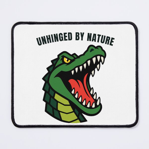Item preview, Angry Crocodile Unhinged by Nature designed and sold by Lyfeinsights.