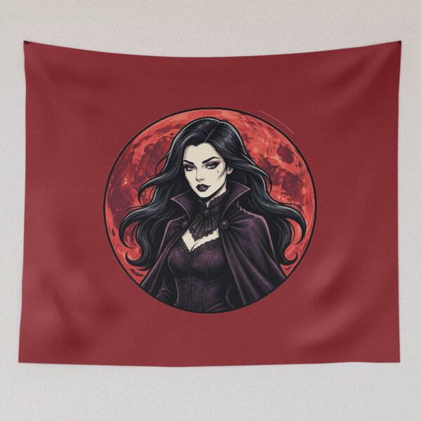 Item preview, Blood Moon Vampire – Blood Moon Empress designed and sold by Roberta Calabrese.