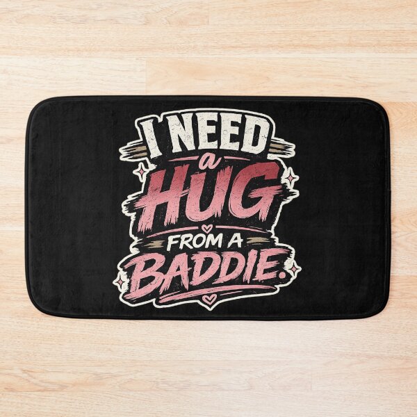 Item preview, I Need a Hug From a Baddie Shirt for Women | Funny Cute Meme Graphic Tee | Trendy Streetwear designed and sold by littlestore.