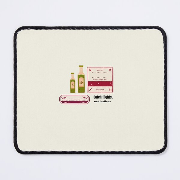 Item preview, Catch Flights Not Feelings Vintage Passport Stamps designed and sold by Akira Design Store.