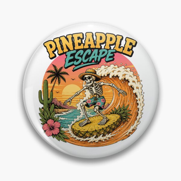 Item preview, Pineapple Surf Escape Tropical Adventure designed and sold by the-dovlat.