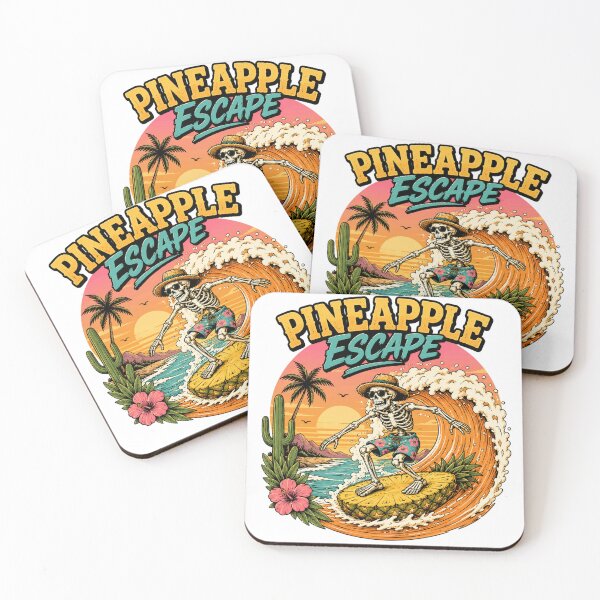 Item preview, Pineapple Surf Escape Tropical Adventure designed and sold by the-dovlat.