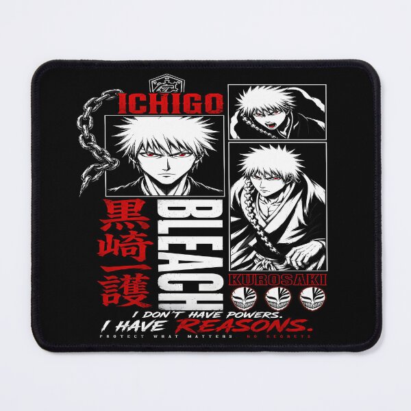 Item preview, Ichigo Kurosaki -I Don't Have Powers I Have Reasons- Aesthetic Design designed and sold by Trinidesigns123.
