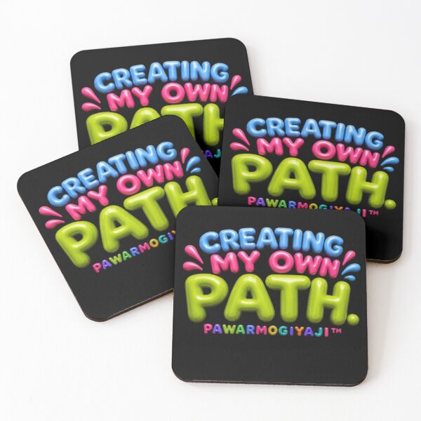 Item preview, Creating My Own Path – Colorful Motivational Typography Quote by PawarMogiyaji designed and sold by Pawar1999.