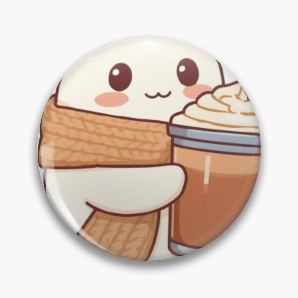 Item preview, Cute Cozy Ghost Coffee Kawaii Sticker | Adorable Autumn Ghost Latte designed and sold by Stylestickers55.