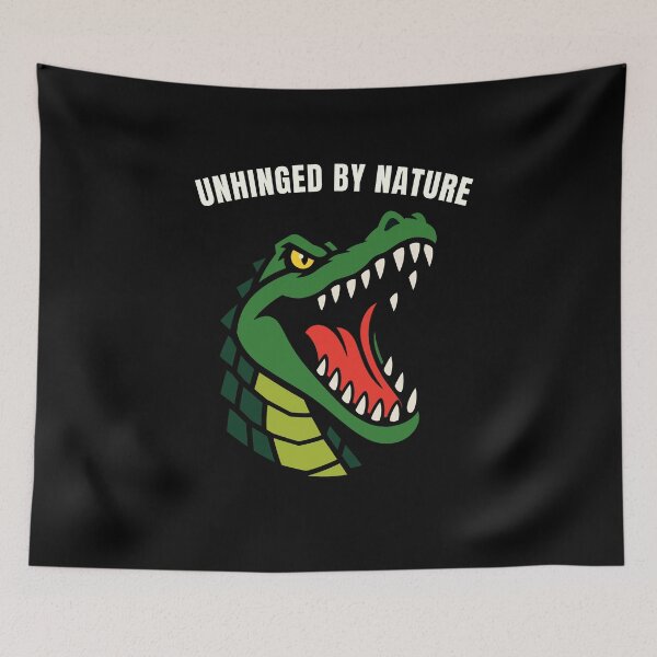 Item preview, Angry Crocodile Unhinged by Nature designed and sold by Lyfeinsights.