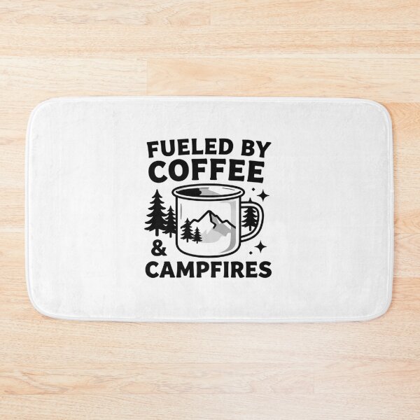 Item preview, Fueled by Coffee & Campfires - Camping Coffee Lover Adventure Design designed and sold by gluxdesing.