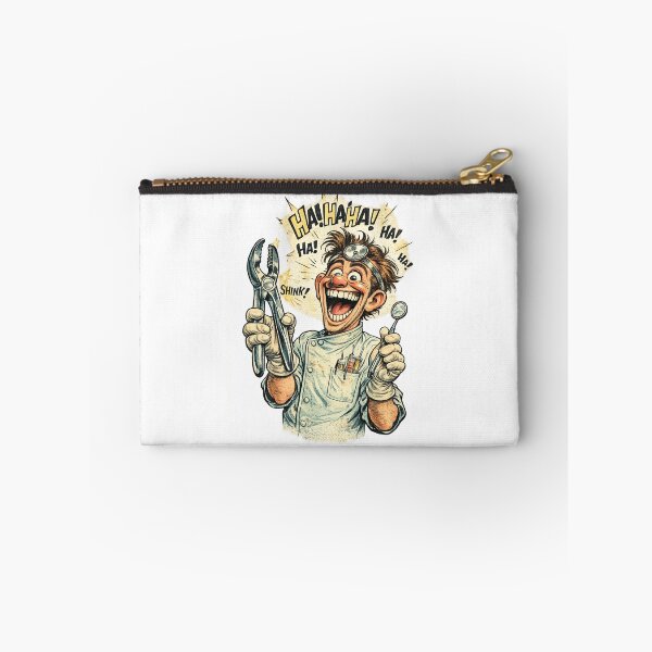 Item preview, Funny Dentist Cartoon designed and sold by AlexLineArt.