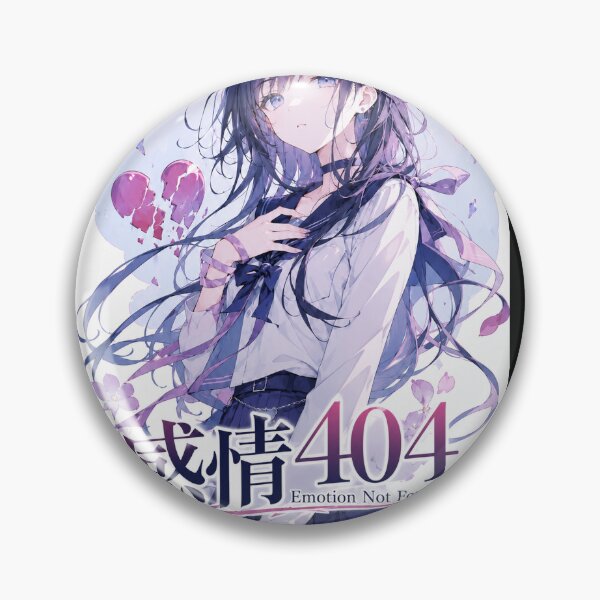 Item preview, Emotion Not Found Error 404 Japanese Kanji Art (感情404) - Sad Anime Pastel Design designed and sold by Japan-kanji-ya.