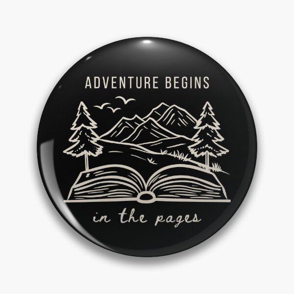 Item preview, Adventure Begins in the Pages Shirt | Book Lover Nature Tee | Reading and Mountain Graphic Shirt designed and sold by Lynn Creates.