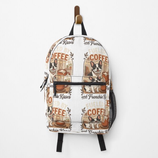 Item preview, Fueled by Coffee and Frenchie Kisses. designed and sold by BreedCraft Studio.