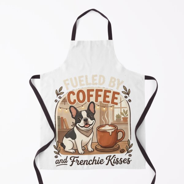 Item preview, Fueled by Coffee and Frenchie Kisses. designed and sold by BreedCraft Studio.