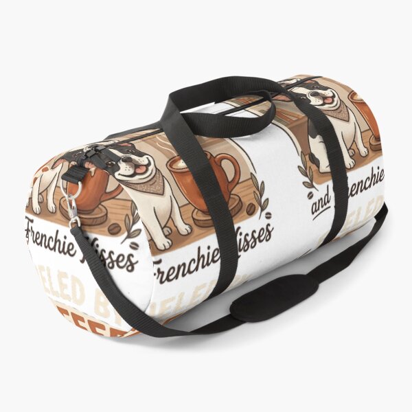 Item preview, Fueled by Coffee and Frenchie Kisses. designed and sold by  BreedCraft Studio.