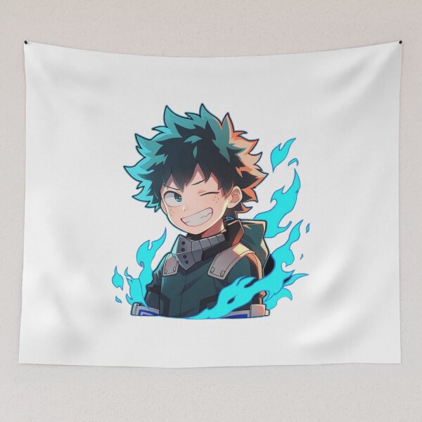 Item preview, Blue Flame Anime Hero designed and sold by nyxium-art.