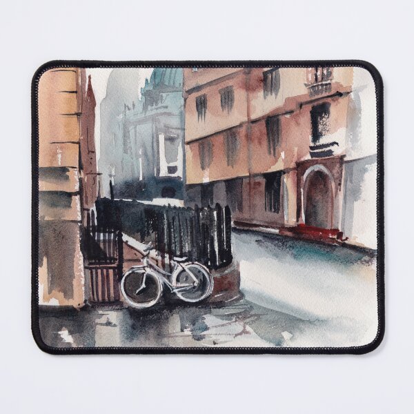 Item preview, Quiet Street with Bicycle designed and sold by CanotStop.