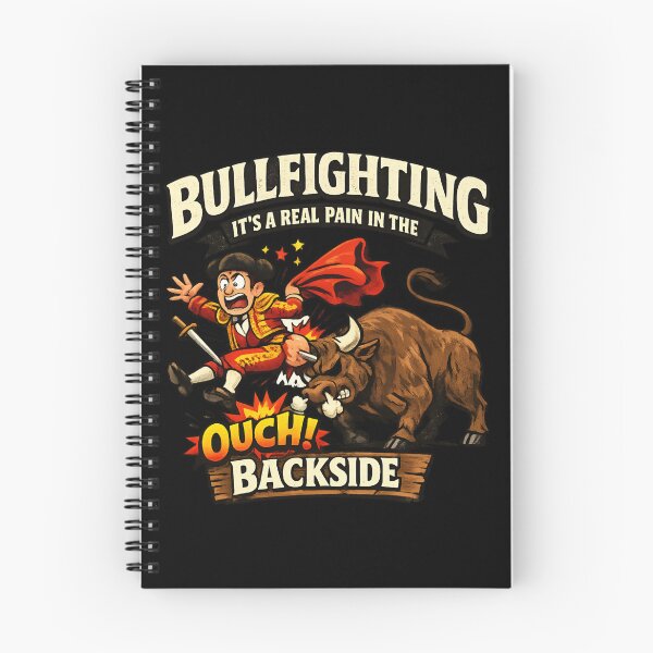 Item preview, Bullfighting It's a Real Pain in the Backside - Funny Western Rodeo Cartoon  designed and sold by SidTastic .