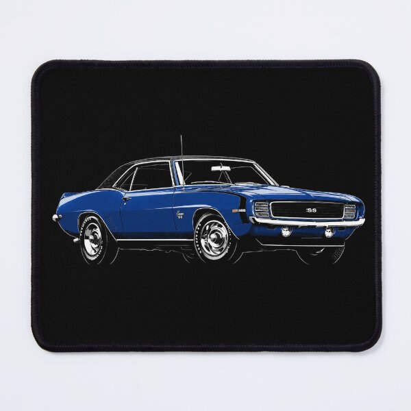 Item preview, 1969 Chevrolet Camaro SS 396 – Blue First-Gen Muscle Car Art designed and sold by Stinky Lincy's Apparel Company.