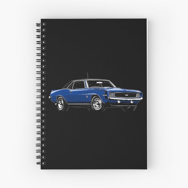 Item preview, 1969 Chevrolet Camaro SS 396 – Blue First-Gen Muscle Car Art designed and sold by Stinky Lincy's Apparel Company.