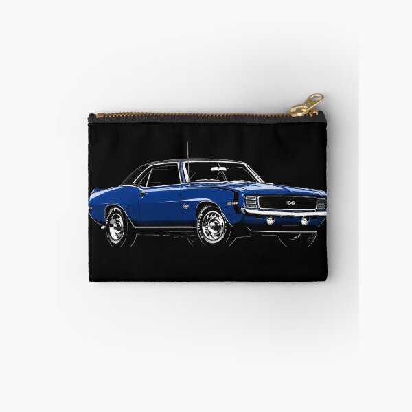 Item preview, 1969 Chevrolet Camaro SS 396 – Blue First-Gen Muscle Car Art designed and sold by Stinky Lincy's Apparel Company.