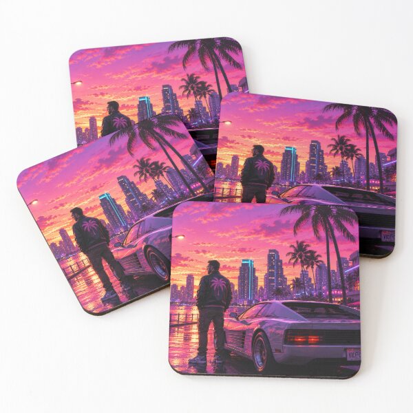 Item preview, Vice City Retro Art designed and sold by Late Theory.