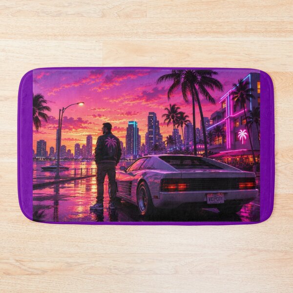 Item preview, Vice City Retro Art designed and sold by Late Theory.