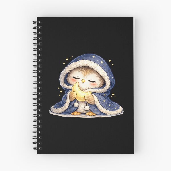 Item preview, Sleepy Owl Hugging Moon Sticker | Cute Celestial Owl | Cozy Bedtime Art | Kawaii Woodland Animal | Moon Lover Gift designed and sold by MrDev.