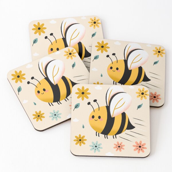 Item preview, Abeja linda designed and sold by cat-and-pigeon.