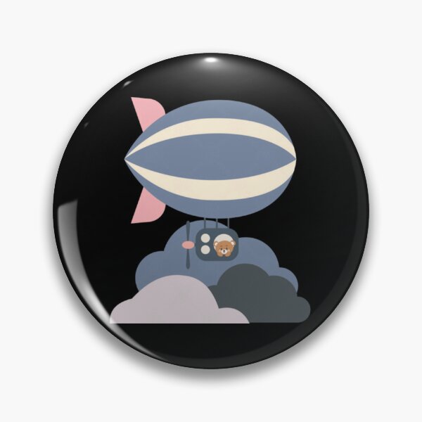 Item preview, Beary hot air balloon pilot... designed and sold by DesignJoinCute.