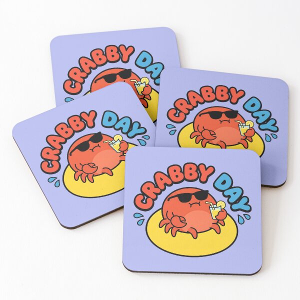 Item preview, Crabby Day – Cute Floating Crab Design designed and sold by Sea Gem.