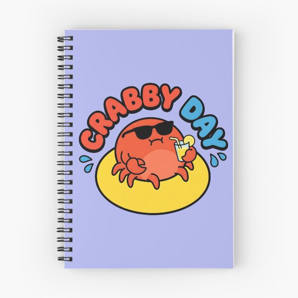 Item preview, Crabby Day – Cute Floating Crab Design designed and sold by Sea Gem.