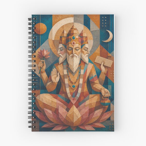 Item preview, Copy of Brahma,  Hindu god of creation painting. designed and sold by GalleryKauffeld.