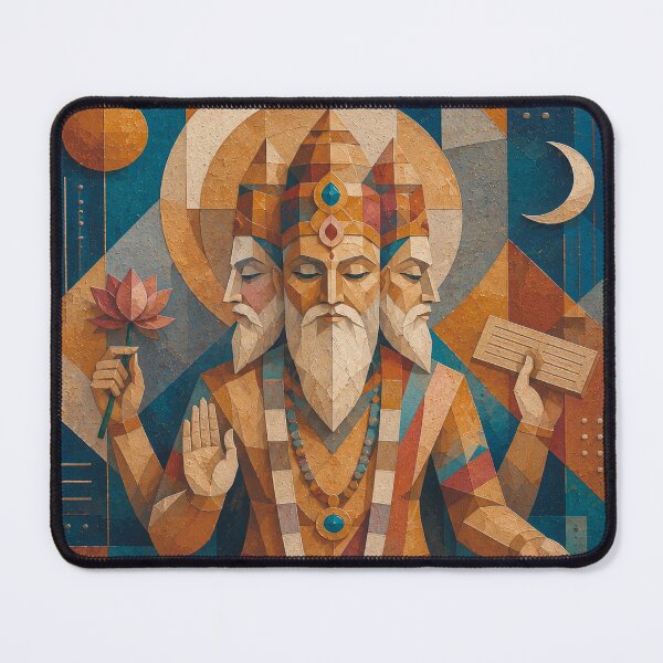 Item preview, Copy of Brahma,  Hindu god of creation painting. designed and sold by GalleryKauffeld.