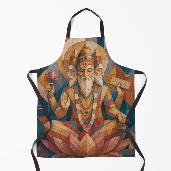 Item preview, Copy of Brahma, Hindu god of creation painting. designed and sold by GalleryKauffeld.