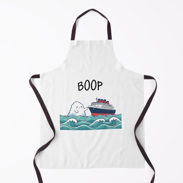 Item preview, Cute Iceberg Waving At Ocean Liner Kawaii designed and sold by SiarheiYur.