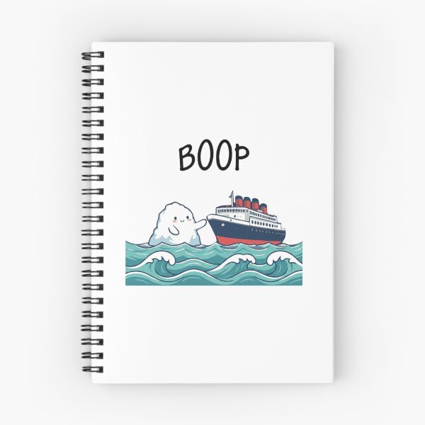 Item preview, Cute Iceberg Waving At Ocean Liner Kawaii designed and sold by SiarheiYur.