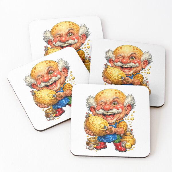 Item preview, Funny Cheesemaker Cartoon designed and sold by AlexLineArt.