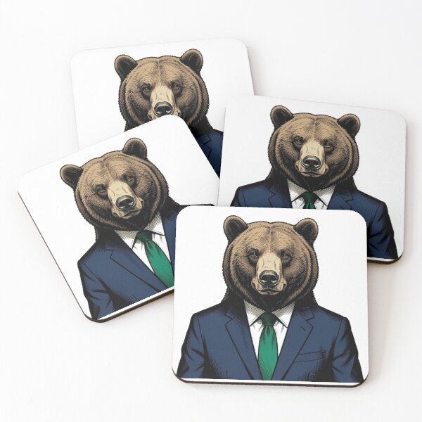 Item preview, Bear face and male human body designed and sold by The best online style shop.