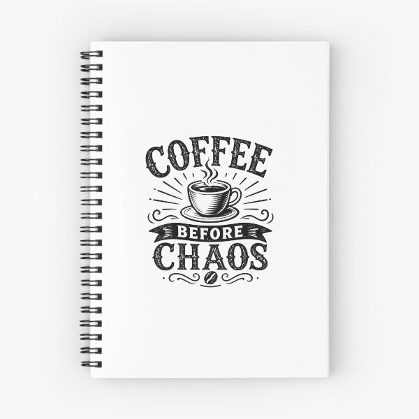 Item preview, Coffee Before Chaos | Funny Vintage Coffee Lover Design designed and sold by OakEmber.