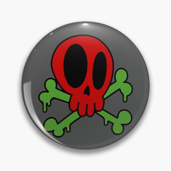 Item preview, Toxic Skull designed and sold by RetroFearFinds.