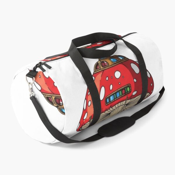 Item preview, Whimsical Mushroom Airship – Fantasy Fungi Hot Air Balloon Art designed and sold by Dzblack.